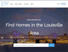 Tablet Screenshot of point2.louisvillehomesearcher.com